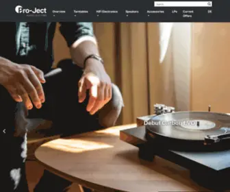 Project-Audio.biz(Pro-Ject Audio Systems) Screenshot