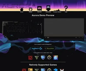 Project-Aurora.com(Free Keyboard RGB Led Control Software for Logitech) Screenshot