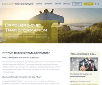 Project-Competence.com(Digitale Transformationen) Screenshot