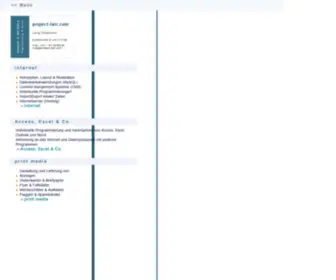 Project-Fair.com(Internet Servicios desde 1998. Todo que quieren por el Internet) Screenshot