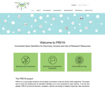 Project-Freya.eu(FREYA) Screenshot