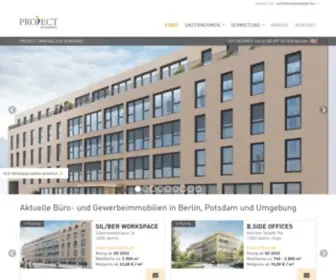 Project-Gewerbe.com(Die PROJECT Immobilien Gewerbe AG entwickelt Büro) Screenshot