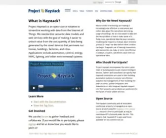 Project-Haystack.org(Project Haystack) Screenshot