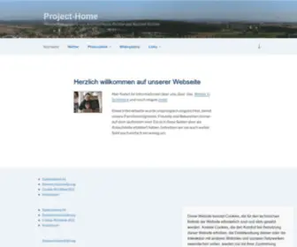 Project-Home.info(Private Webpräsenz von Andrea Pikola) Screenshot