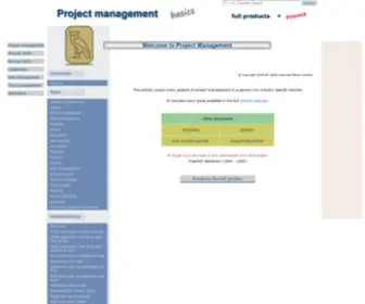 Project-Management-Basics.com(Project management) Screenshot