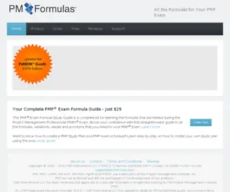 Project-Management-Formulas.com(PMP Exam Formula Study Guide) Screenshot