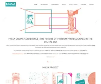 Project-Musa.eu(Museum Sector Alliance) Screenshot