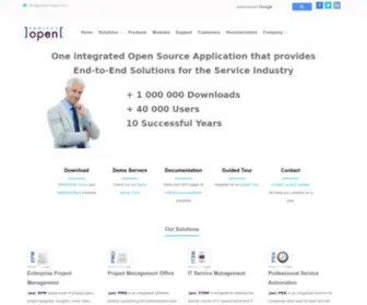 Project-Open.com(Open Source Project Management Software) Screenshot