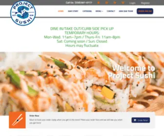 Project-Sushi.com(Project Sushi) Screenshot