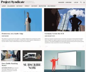 Project-SYndicate.com(Project Syndicate) Screenshot