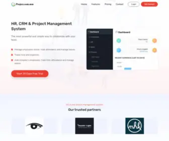 Project.com.mm(Saas is easy to use CRM software that is designed for B2B. It inc) Screenshot