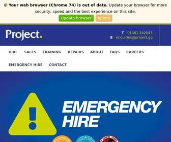 Project.gg(Tool and Plant Hire Guernsey) Screenshot