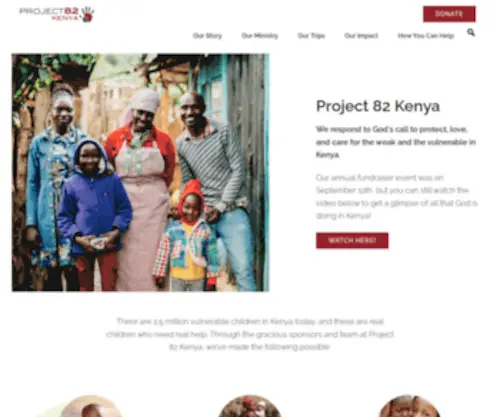 Project82Kenya.com(Project 82 Kenya) Screenshot