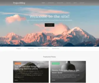 Projectbblog.com(Do More in Less Time) Screenshot