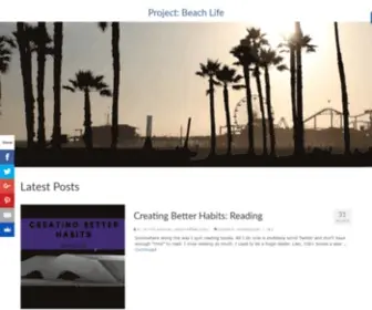 Projectbeachlife.com(Beach Life) Screenshot