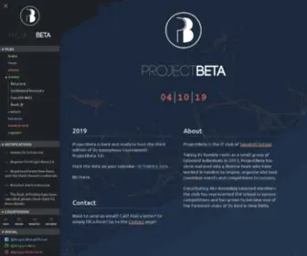Projectbeta.tech(Projectbeta tech) Screenshot