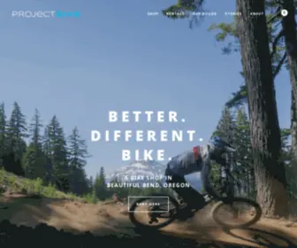 Projectbikebend.com(We are a bike shop) Screenshot