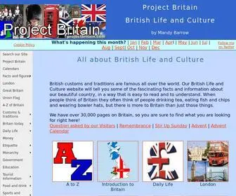 Projectbritain.com(British Life and Culture in the UK) Screenshot