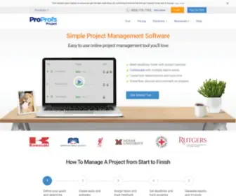 Projectbubble.com(ProProfs Project) Screenshot
