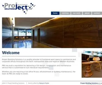 Projectbuilding.com.au(Project Building Solutions) Screenshot
