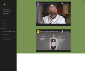 Projectcannabis.org(Cannabis Education Project) Screenshot