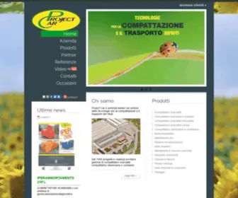 Projectcar.it(Compattatori, Compattatori a coclea, Pressa cartone, compattazione trasporto rifiuti) Screenshot