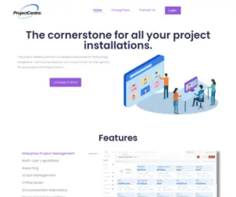 Projectcentric.net(Helping You to Stop Wasting Hours in the Field) Screenshot