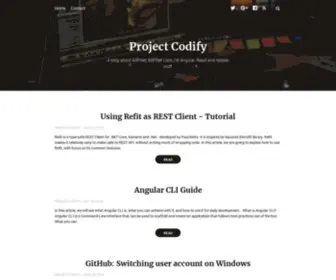 Projectcodify.com(Project Codify) Screenshot