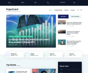 Projectcoinx.com(Projectcoinx) Screenshot