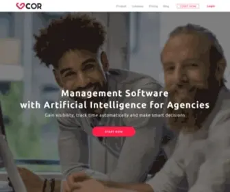Projectcor.com(Management Software with AI) Screenshot