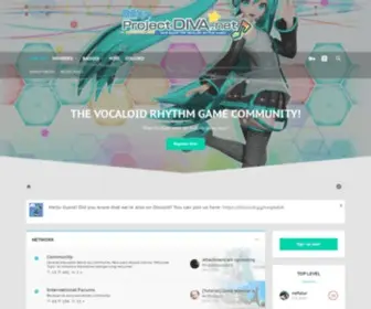 Projectdiva.net(YOUR BOARD FOR VOCALOID RHYTHM GAMES) Screenshot