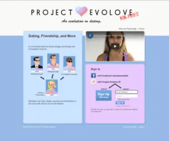Projectevolove.com(Project Evolove) Screenshot