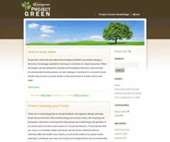 Projectgreen.com(Projectgreen) Screenshot