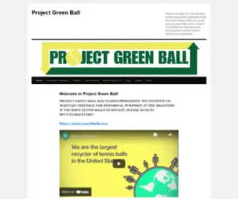 Projectgreenball.org(Projectgreenball) Screenshot