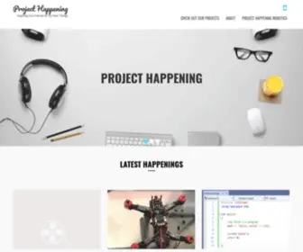 Projecthappening.com(Inspiring Our Friends to Try New Things) Screenshot