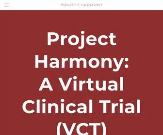 ProjectharmonyvCT.com(PROJECT HARMONY) Screenshot