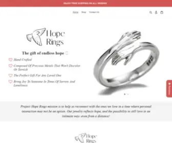 Projecthoperings.com(Project Hope Rings) Screenshot