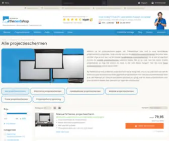 Projectieschermen.com(Gratis geleverd) Screenshot