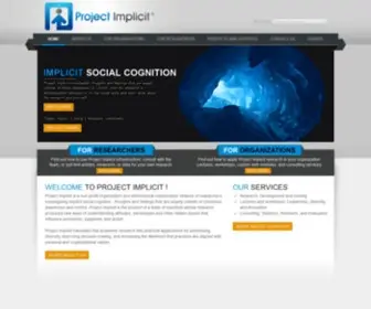 Projectimplicit.net(Project Implicit) Screenshot
