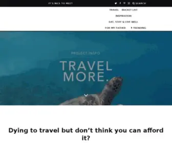 Projectinspo.com(TRAVEL) Screenshot