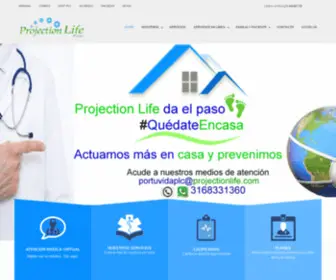 Projectionlife.com(Atención) Screenshot