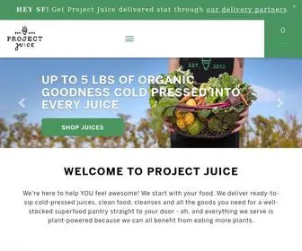 Projectjuice.com(Project Juice) Screenshot