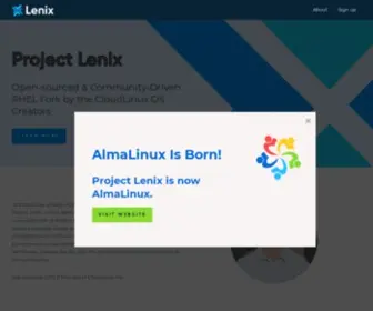 Projectlenix.org(Project Lenix) Screenshot