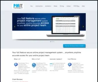 Projectmanage-IT.com(Full feature secure online project management system. Ideal for construction and architects) Screenshot