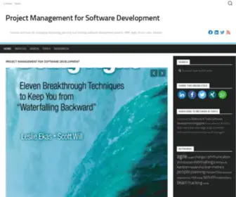 Projectmanagementplanet.com(Project Management for Software Development Resources) Screenshot