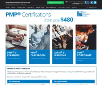 ProjectmanagementQualification.com(We offer leading PMI PMP®) Screenshot