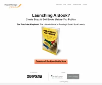 Projectmanagerwriter.com(Sell Books and Create Book Launch Buzz With the Pre) Screenshot