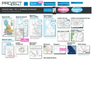 Projectmapping.co.uk(UK rail) Screenshot