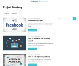 Projectmastery.in(Business and Marketing News Aggregator) Screenshot