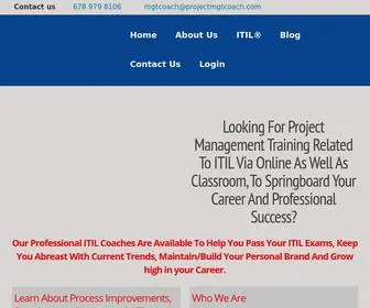 ProjectmGtcoach.com(Project Management Coach) Screenshot